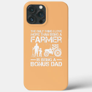 Funny Farming Tractor Retro Farmer Bonus Dad iPhone 13 Pro Max Case