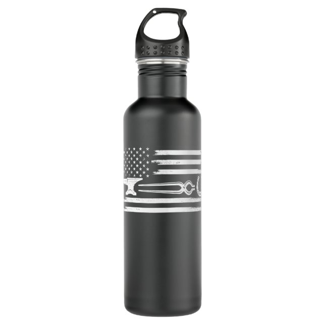 Funny Farrier Gift For Men Cool Farrier Tools Amer 710 Ml Water Bottle (Front)