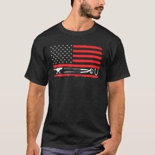 Funny Farrier Gift For Men Cool Farrier Tools Amer T-Shirt