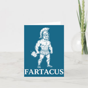 Funny Fart Design Farting Tee Greece Joke Greek Fa Card