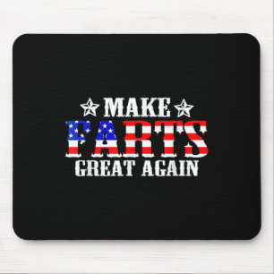 Funny Fart Humour Make Farts Great Again Quote Mouse Mat
