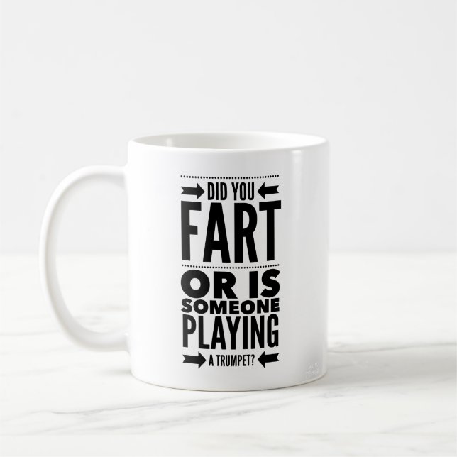 funny fart mug (Left)