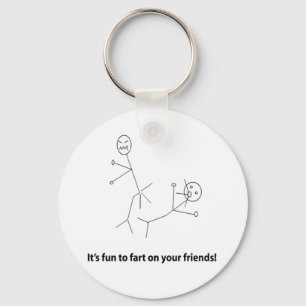 Funny Fart On Friends Key Ring