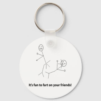 Funny Fart On Friends Key Ring