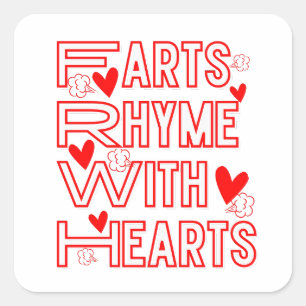 Funny Fart Out-Loud  Square Sticker