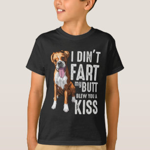Funny Farting Boxer Dog Lover Joke T-Shirt