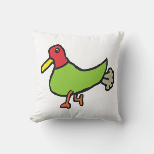 Funny Farting Duck Cushion