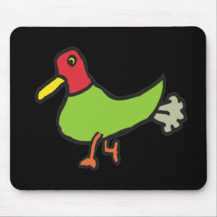 Funny Farting Duck Mouse Mat
