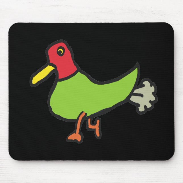 Funny Farting Duck Mouse Mat (Front)