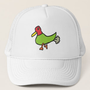Funny Farting Duck Trucker Hat