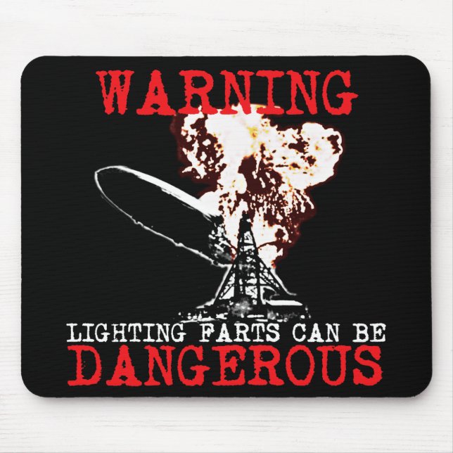 Funny farting mouse mat (Front)