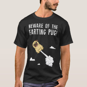 Funny Farting Pug Puppy Dog T-Shirt
