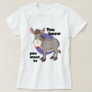 Funny Fashion Novelty YOU KNOW YOU WANT TO KMA  T-Shirt
