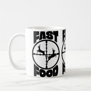 Funny Fast Food Deer Hunting For Hunter Men Boys U Coffee Mug