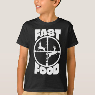 Funny Fast Food Deer Hunting Gift For Hunter Men B T-Shirt