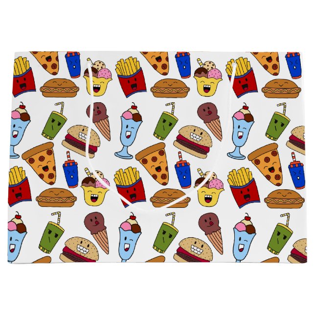 Funny Fast Food Gift Bag (Front)