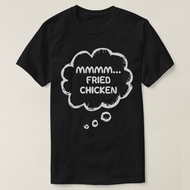 Funny Fast Food Lovers Apparel Gear Meme mmmm T-Shirt (Design Front)
