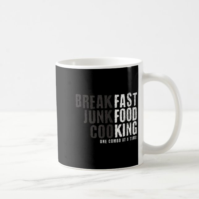 Funny Fast Food Lovers Gift For Foodie Fans And Ad Coffee Mug (Right)
