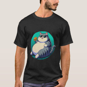 Funny Fat Cats Meme, Chonk Cat Cat lover Gift 2 T-Shirt