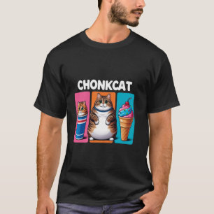 Funny Fat Cats Meme, Chonk Cat Cat lover Gift T-Shirt