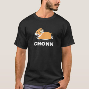 Funny Fat Chonk Pembroke Welsh Corgi Dog Lover  T-Shirt