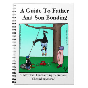 Funny Father And Son Bonding Humour Notebook