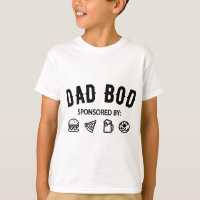 Funny Father Dad Bod Sponsored by Burgers Pizza Be