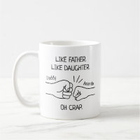 Funny Father Daughter Fist Bump Drawing
