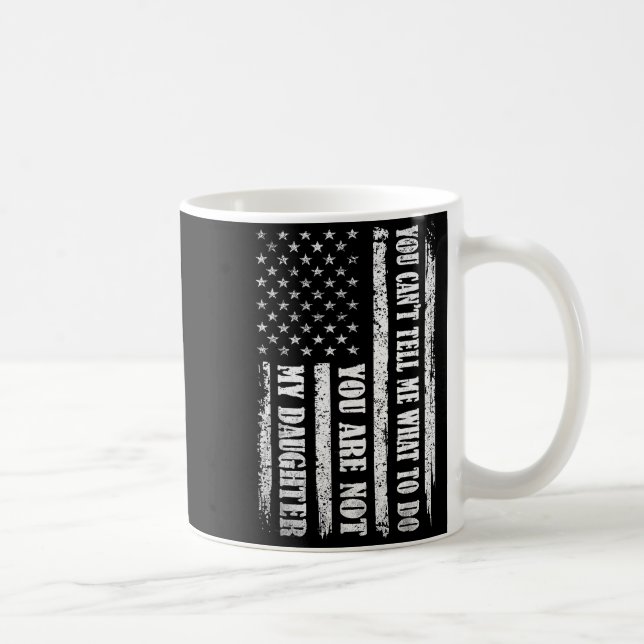 Funny Father Day Design For Daddy Papa Men From Da Coffee Mug (Right)