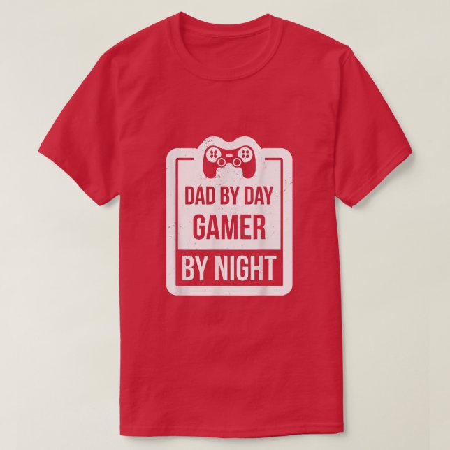Funny Father Design Cool Fathers Day For Dad Gamer T-Shirt (Design Front)