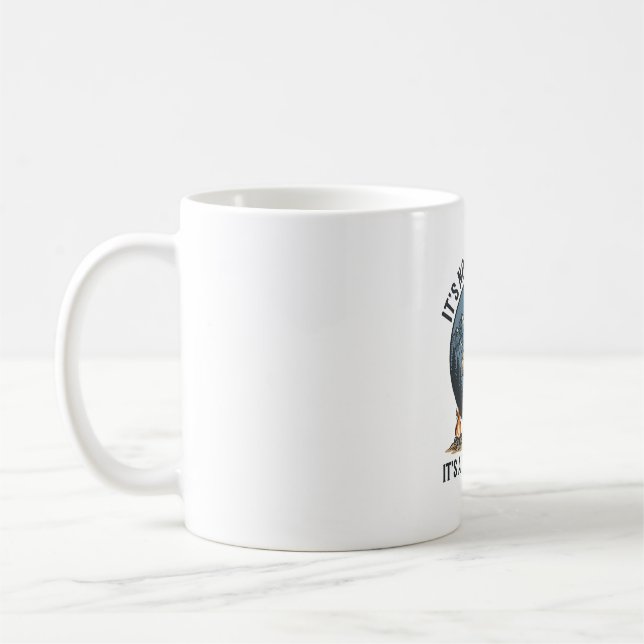 Funny Father Figure Bear Camping Vector Design_1 Coffee Mug (Left)