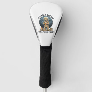 Funny Father Figure Bear Camping Vector Design_1 Golf Head Cover