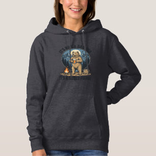 Funny Father Figure Bear Camping Vector Design_1 Hoodie
