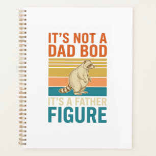 Funny Father Figure Racoon Vintage Shirt Design_1 Planner