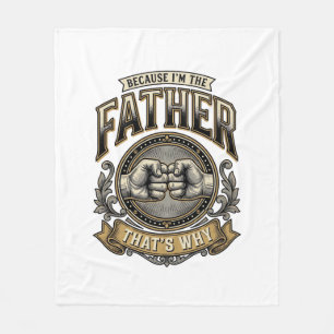 Funny Father Fist Bump Vintage Engraving Shirt Des Fleece Blanket