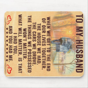 Funny Father Gift To My Family Present Mouse Mat