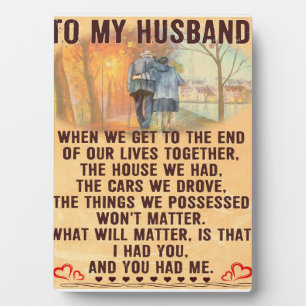 Funny Father Gift   To My Family Present Plaque