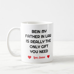 Funny Father In Law Mug, Gift For FIL Coffee Mug