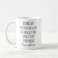 Funny Father In Law Mug, Gift For FIL, Father In L