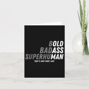 Funny Father Quote Joke Old Man Saying Bold Dad Pu Card