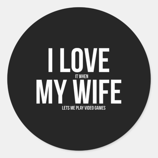 Funny Father&# s Day Video Game Dad  Classic Round Sticker (Front)