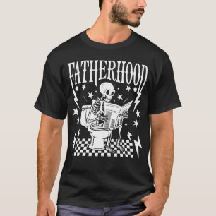 Funny Fatherhood Skeleton Shirt Dad Humor