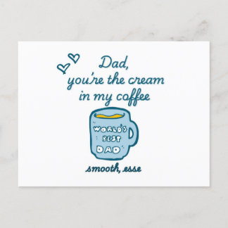 Funny father's day 2025 invitation postcard