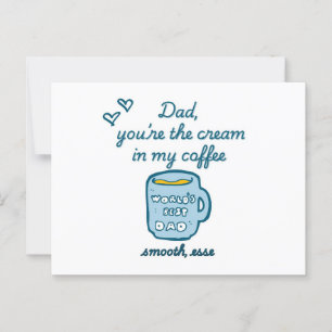 Funny father's day 2025 postcard