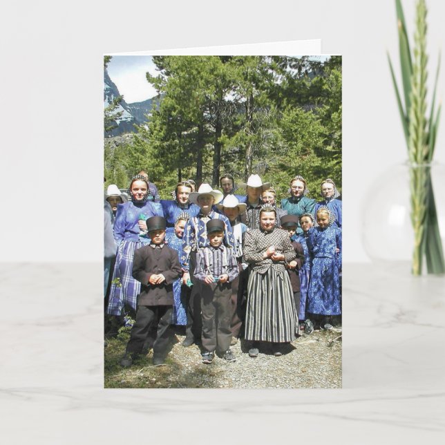 FUNNY FATHER'S DAY AMISH GREETING CARD (Front)