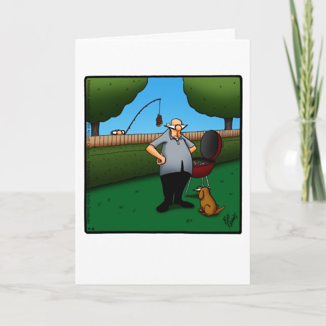 Funny Father's Day "Barbecue Humour" Card (Front)