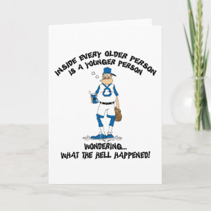 Funny Father's Day Baseball Dad Card