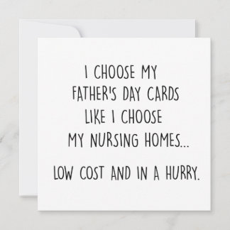 Funny Father's Day Card
