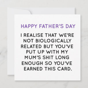 Funny Fathers Day Card