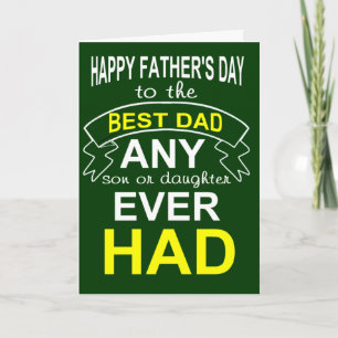 funny father's day card